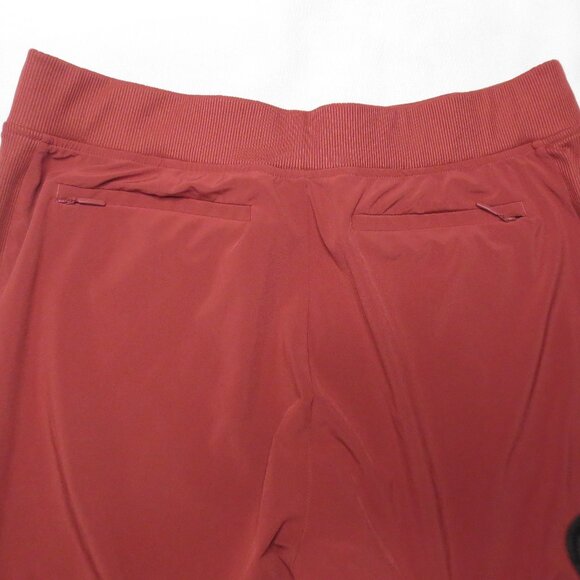 ATHLETA womens PANTS rust BROOKLYN ANKLE lightweight ATHLETIC comfy SIZE 10 - Picture 12 of 14